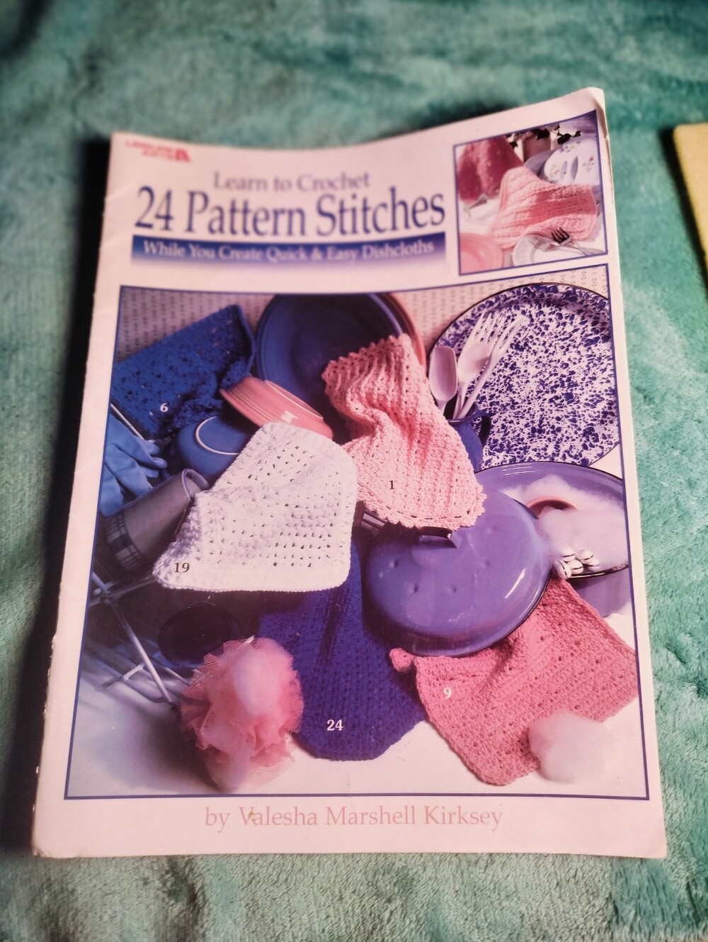 Vintage Crochet Pattern Book Bundle: Eyelash Yarn, Stitches & Scrap Projects